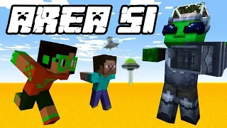 Storming Area 51 in Minecraft (RAID GONE WRONG)