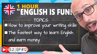 1 HR ENGLISH CLASS | Learn the Fastest Way to Learn English and Earn Money