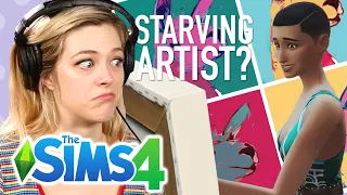 Single Girl Raises A Struggling Artist In The Sims 4 | Part 1