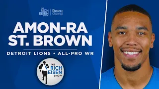 Lions WR Amon-Ra St. Brown Talks Goff, 49ers, Detroit Fans & More with Rich Eisen | Full Interview