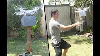 A Real Flying Mjolnir with a Drone - Thor: Ragnarok