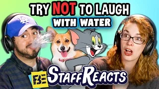 Try to Watch This Without Laughing or Grinning WITH WATER #3 (ft. FBE STAFF)