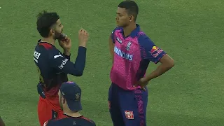 Virat Kohli heart winning gesture when Yashasvi Jaiswal was crying after RR lost match against RCB