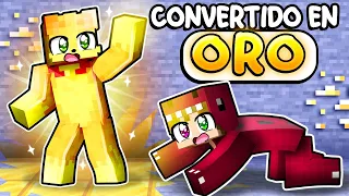 Acenix se CONVIERTE en ORO en Minecraft! 🤯😲