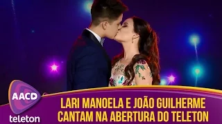 Teleton 2016 - Larissa Manoela e João Guilherme cantam na abertura do Teleton