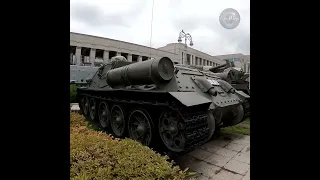 Su-100 Russian Tank Destroyer from WWII #shorts