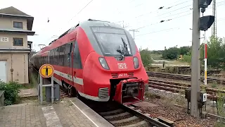 Bahnverkehr  Riesa RE 50 von Dresden Hbf Riesa Leipzig Hbf WLAN 442 DB Region Südost Saxonia Express