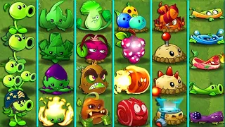 PvZ2 - Random 6 Team Plants Power-Up - Which Team Plants Will Win ?