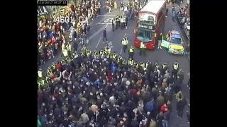 'Disgusting scenes' at London Bridge as police clash with Millwall and Birmingham