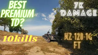 World of Tanks / Wot replays/ WZ-120-1G FT /Steppes – Encounter /7k damage 10kills / Best premium TD