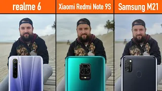 Большое сравнение: Realme 6, Xiaomi Redmi Note 9S, Samsung Galaxy M21