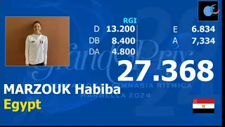 Habiba Marzouk - ball AA (EGY) Grand Prix Marbella 2024