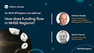 How does funding flow in NHSE Regions?