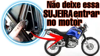 COMO LIMPAR OU TROCAR O FILTRO DE AR DA MOTO FÁCIL | LIMPEZA DO FILTRO DE AR | FILTRO TENERE 250