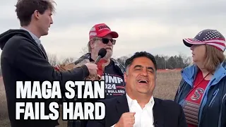 Trumper Crumbles When Confronted With Facts