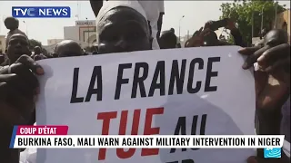 Burkina Faso, Mali Warn Against Military Intervention in Niger