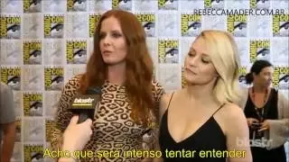 Blastr | Rebecca Mader on Season 6: Evil Reigns | Comic Con 2016 | LEGENDADO