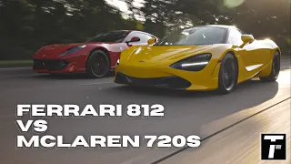Ferrari 812 Superfast VS. McLaren 720s