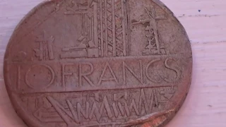 Old Coin Of 10 Francs