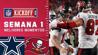 DALLAS COWBOYS X TAMPA BAY BUCCANEERS | SEMANA 1 2021 MELHORES MOMENTOS