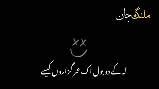 Keh k do Bol ik Umr Guzaroon Kese | Do Bol | New Watsapp Status