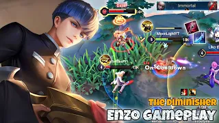Enzo Jungle Pro Gameplay | New Item The Diminisher | Arena of Valor Liên Quân mobile CoT