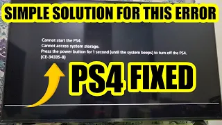How to fix ps4 cannot access system storage #ps4 #ps5 #playstation #diy #tutorial #restoration