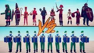 MELEE TEAM vs ELF TEAM - Totally Accurate Battle Simulator