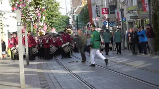 Bundesfanfarenkorps Neuss-Furth 1952 e.V. - NBSF 2018 - Aufmarsch Sonntag morgen