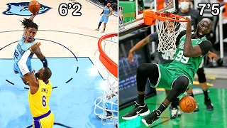 Top 3 Dunks At Every Height! | Last 6 Years