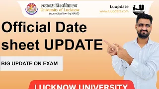 Lucknow University semester exam 2024 || Date Sheet Out||