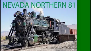 NEVADA NORTHERN NEWLY RESTORED No. 81 - 2-8-0 - Ely - Nevada