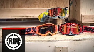 100% Racecraft, Accuri, Strata V2 Motocross Goggle Lineup