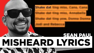 Sean Paul Explains His Most Iconic Song Lyrics (Get Busy, Temperature & More)
