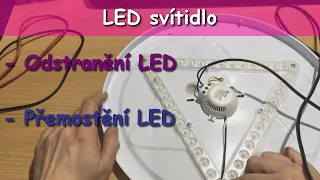 "Oprava" LED svítidla, přemostení vadné diody