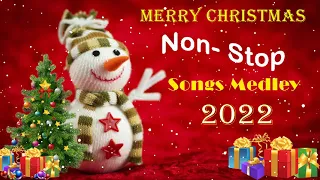 Best Non Stop Christmas Songs Medley 2021 - 2022 🎄🎁 3 Hours Of Non Stop Christmas Songs Medley 🎁