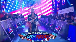 Grayson Waller  vs. Cody Rhodes - WWE RAW 2/26/24 - WWE Raw Feb. 26 2024 - WWE Raw Highlights