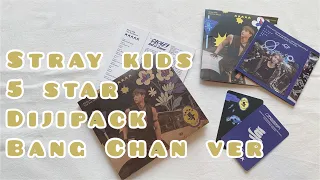 Приятно и неожиданно!! Stray kids 5-star dijipack - BangChan ver. unboxing