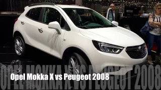 Opel Mokka X 2016 vs Peugeot 2008 2016
