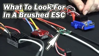 Selecting A Brushed Speed Controller - ESC Terms to Know & Features To Look For - Holmes Hobbies