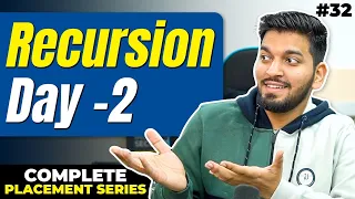 Lecture32: Understanding Recursion the easiest way || Day-2 || 10 Day Recursion Challenge