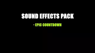 Sound Effects - Epic Countdown