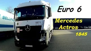 EU №40 Обзор салона Mercedes Actros 1845 Euro 6
