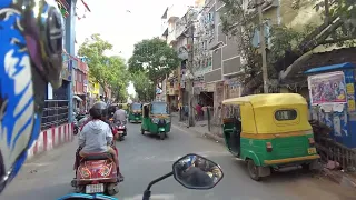 Exploring Urban Diversity: 4K Bike Trip to Shivaji Nagar, Bangalore - India Tour