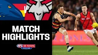 Adelaide v Essendon Highlights | Round 18, 2019 | AFL