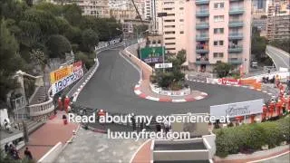 2014 Monaco Grand Prix final lap and Nico Rosberg victory lap