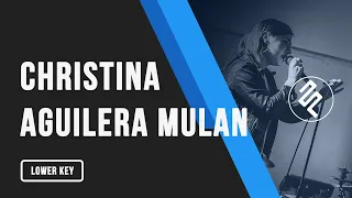 Christina Aguilera - Reflection (Mulan) Piano Karaoke Instrumental Male Lower Key - Lyric