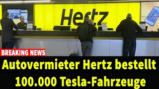 Autovermieter Hertz bestellt 100.000 Tesla-Fahrzeuge