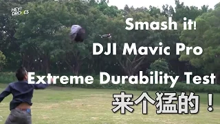 [English]DJI Mavic Pro Extreme Durability Test: Smash/Cut off props/Crash against trees... #SamiLuo