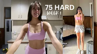 FIRST WEEK OF 75 HARD - Week in my Life